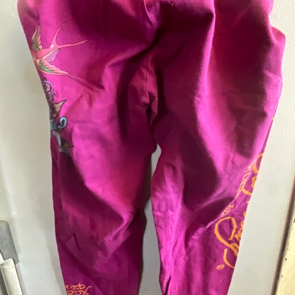 ED HARDY Pants - ‘ED HARDY ‘ LEGGINGS /CAPRIS . SIZE  SMALL . BRAND NEW  NEVER USED  NO TAGS